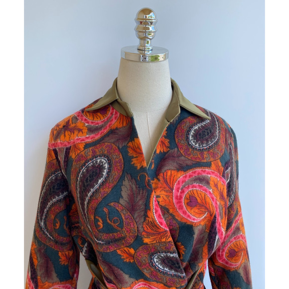 EDOARDO ROCHA Haute Couture Jacket Skirt Suit Two-Piece Set Wool Silk US 4/6 - Picture 2 of 16